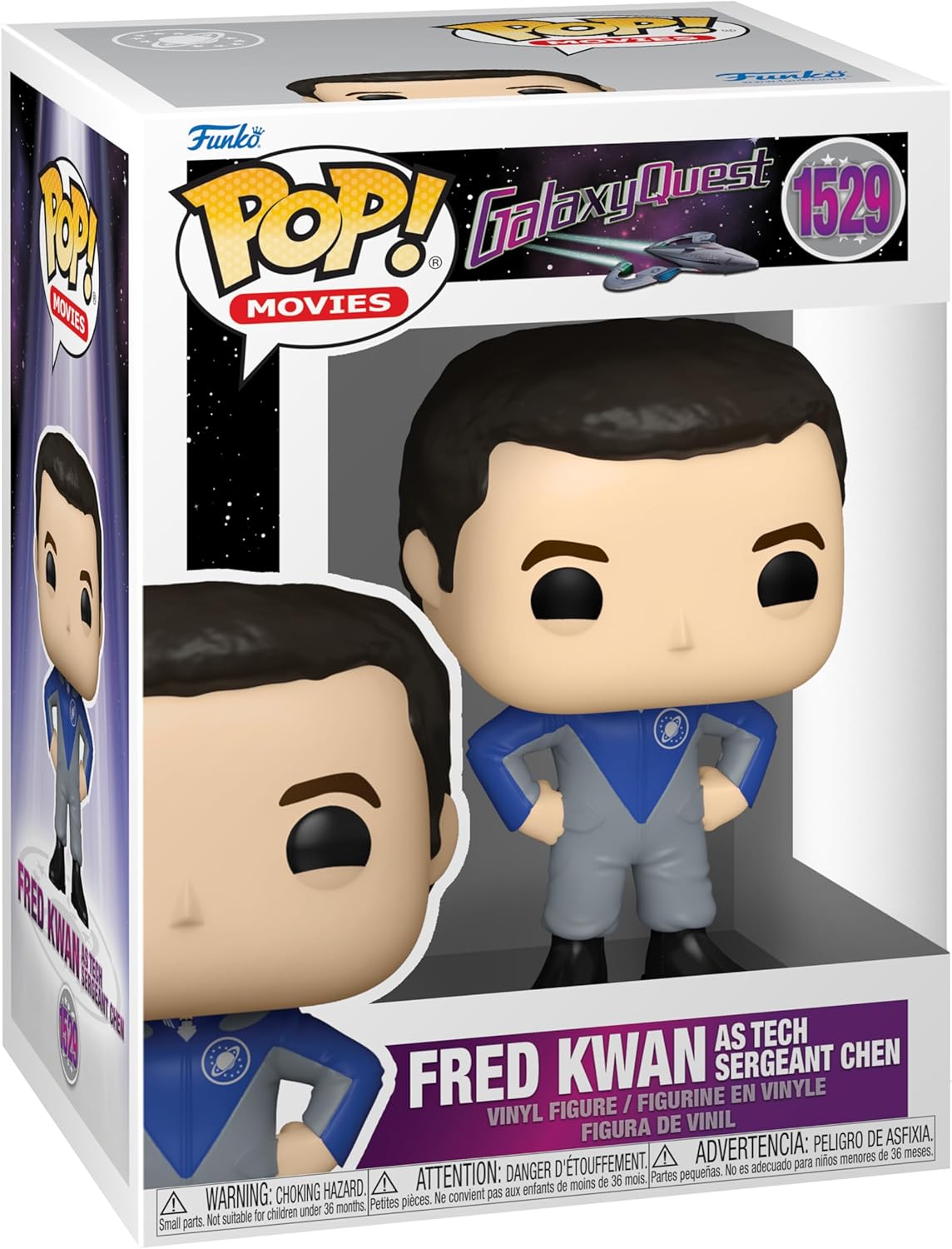 Pop Movies Galaxy Quest 3.75 Inch Action Figure - Fred Kwan As Tech Sergeant Chen #1529