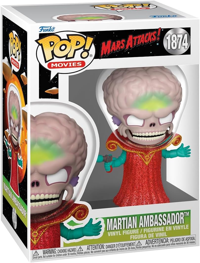Pop Movies Mars Attacks 3.75 Inch Action Figure - Martian Ambassador #1874