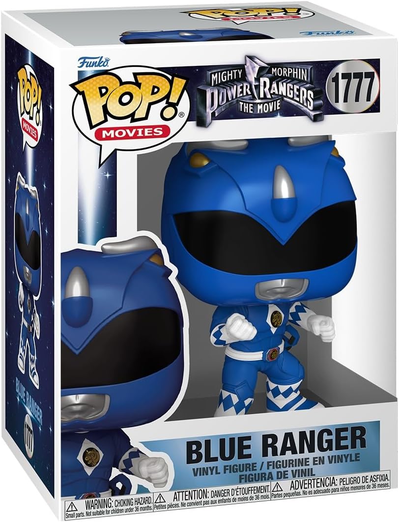 Pop Movies Power Rangers 3.75 Inch Action Figure - Blue Ranger #1777