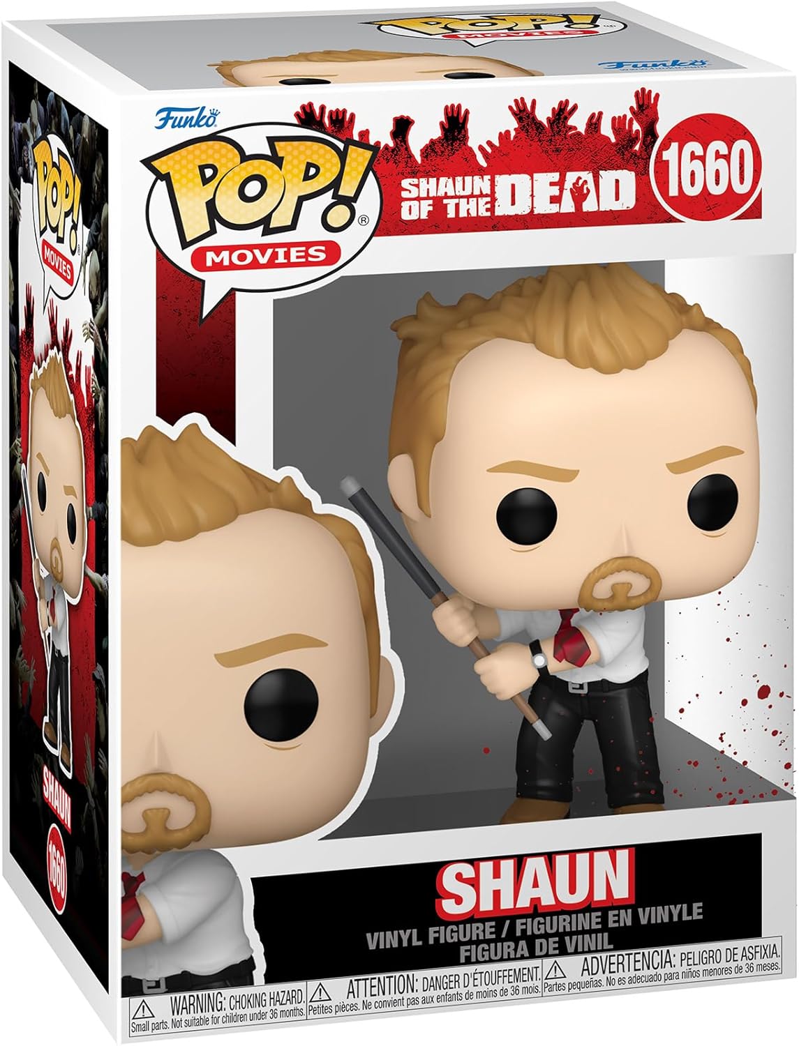 Pop Movies Shaun of the Dead 3.75 Inch Action Figure - Shaun #1660