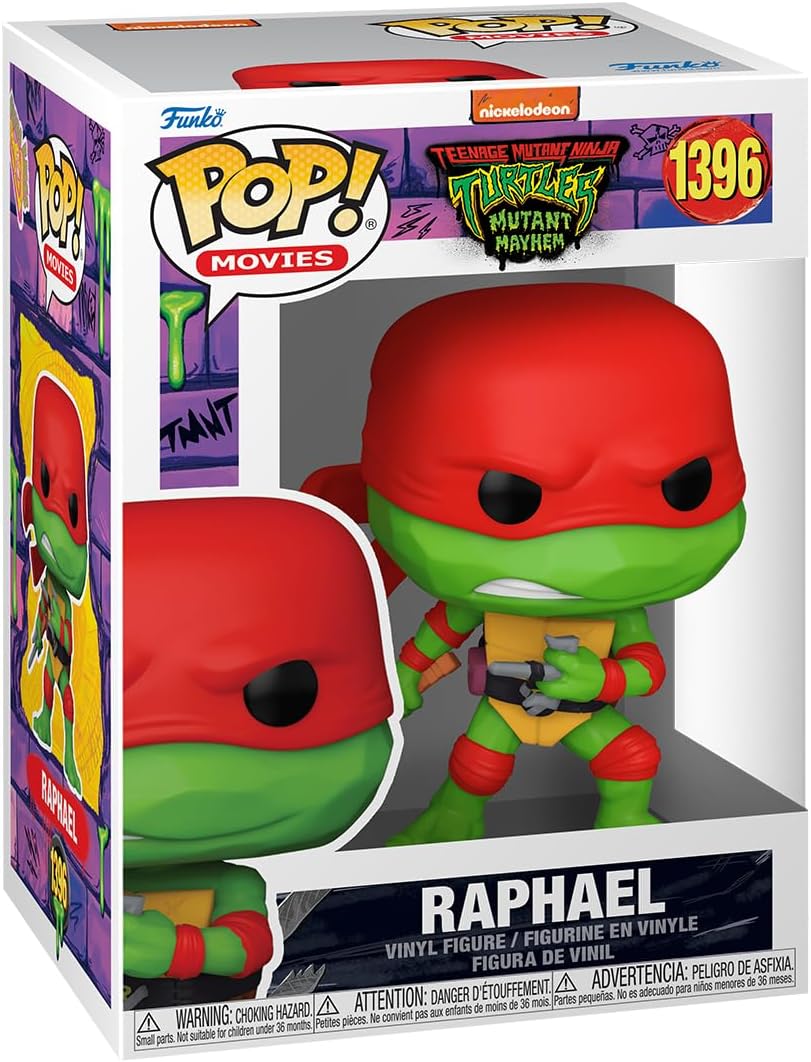 Pop Movies Teenage Mutant Ninja Turtles 3.75 Inch Action Figure - Raphael #1396