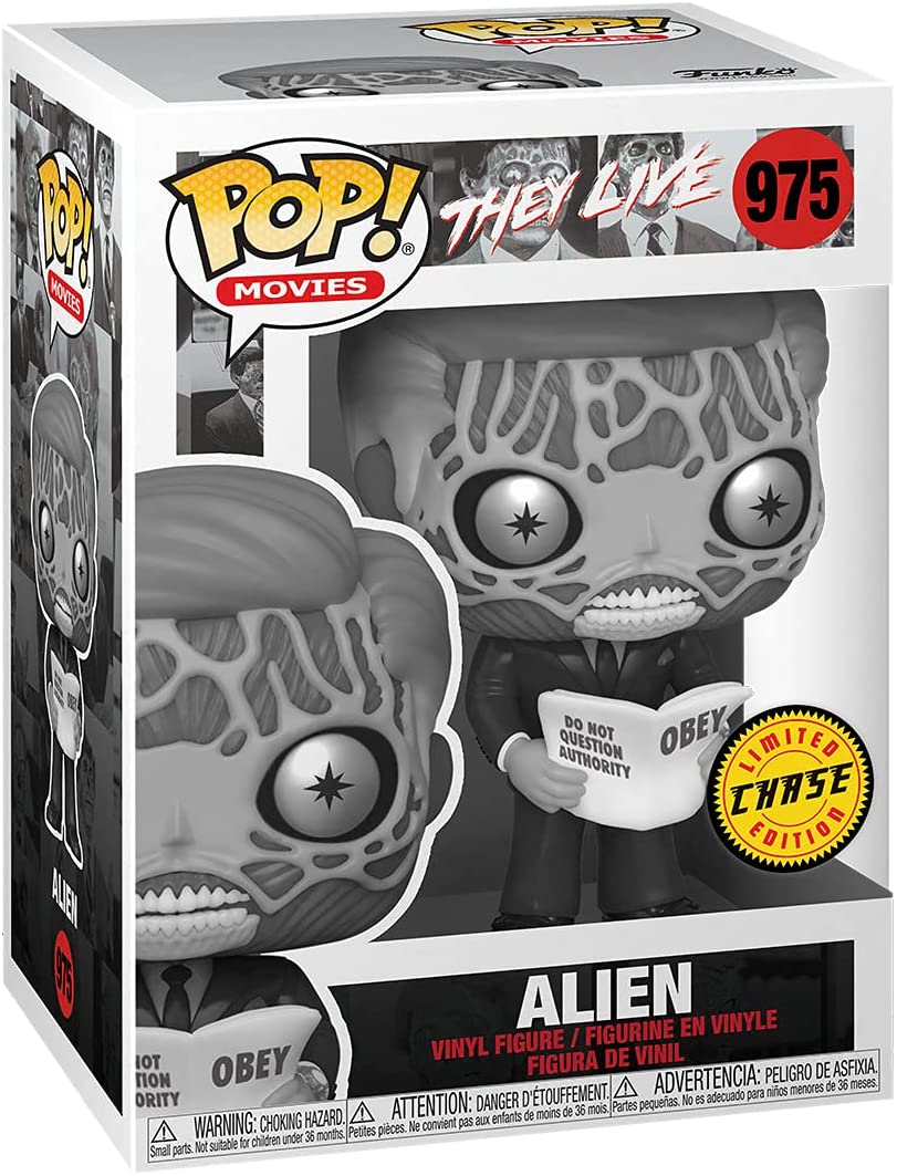 Pop Movies They Live 3.75 Inch Action Figure Exclusive - Alien #975 Chase