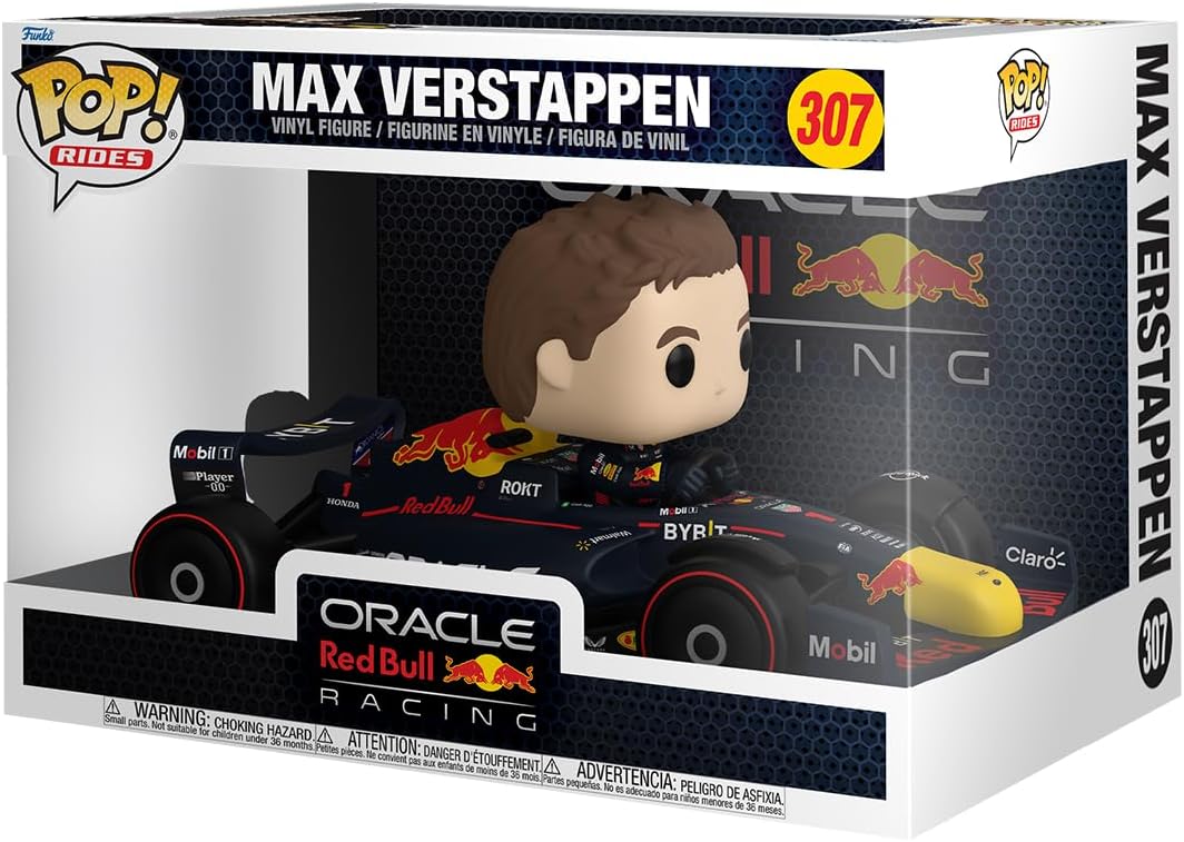 Pop Sports Formula 1 3.75 Inch Action Figure - Max Verstappen Red Bull F1 #307