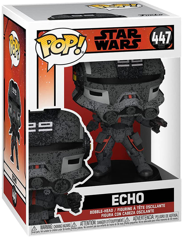 Pop Star Wars Bad Batch 3.75 Inch Action Figure - Echo #447