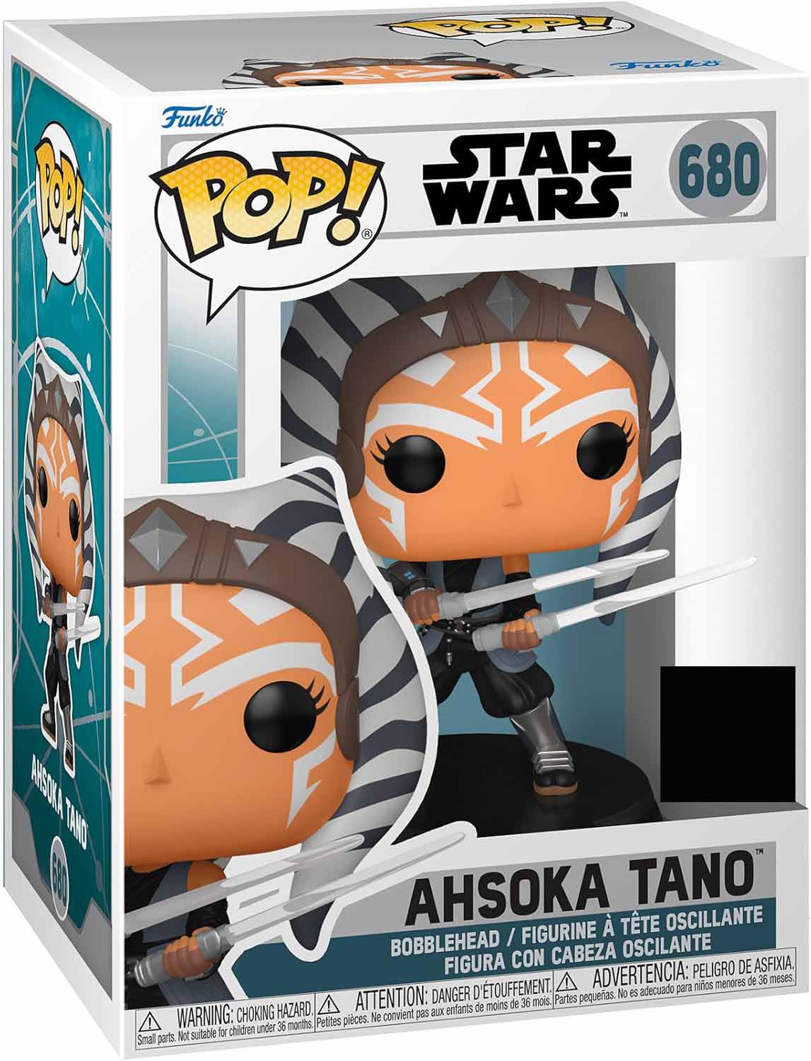 Pop Star Wars 3.75 Inch Action Figure Exclusive - Ahsoka with Dual Lightsabers #680