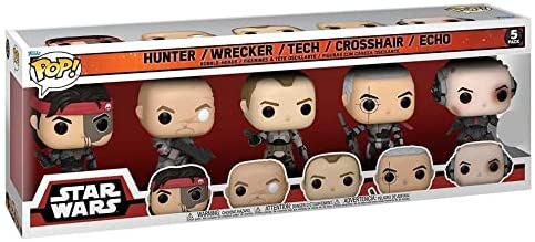 Pop Star Wars The Bad Batch 3.75 Inch Action Figure Exclusive - Bad Batch 5-Pack