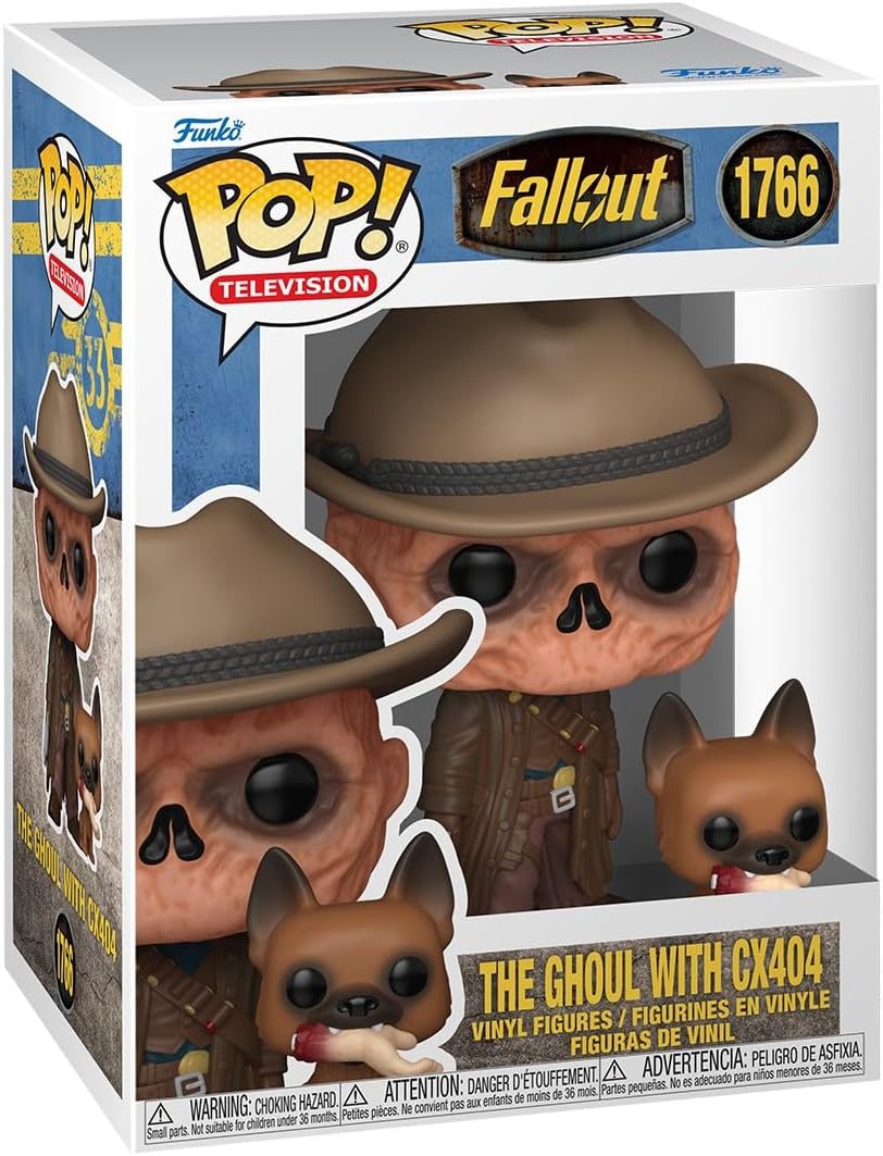 Pop Television Fallout 3.75 Inch Action Figure - The Ghoul with CX404 #1766