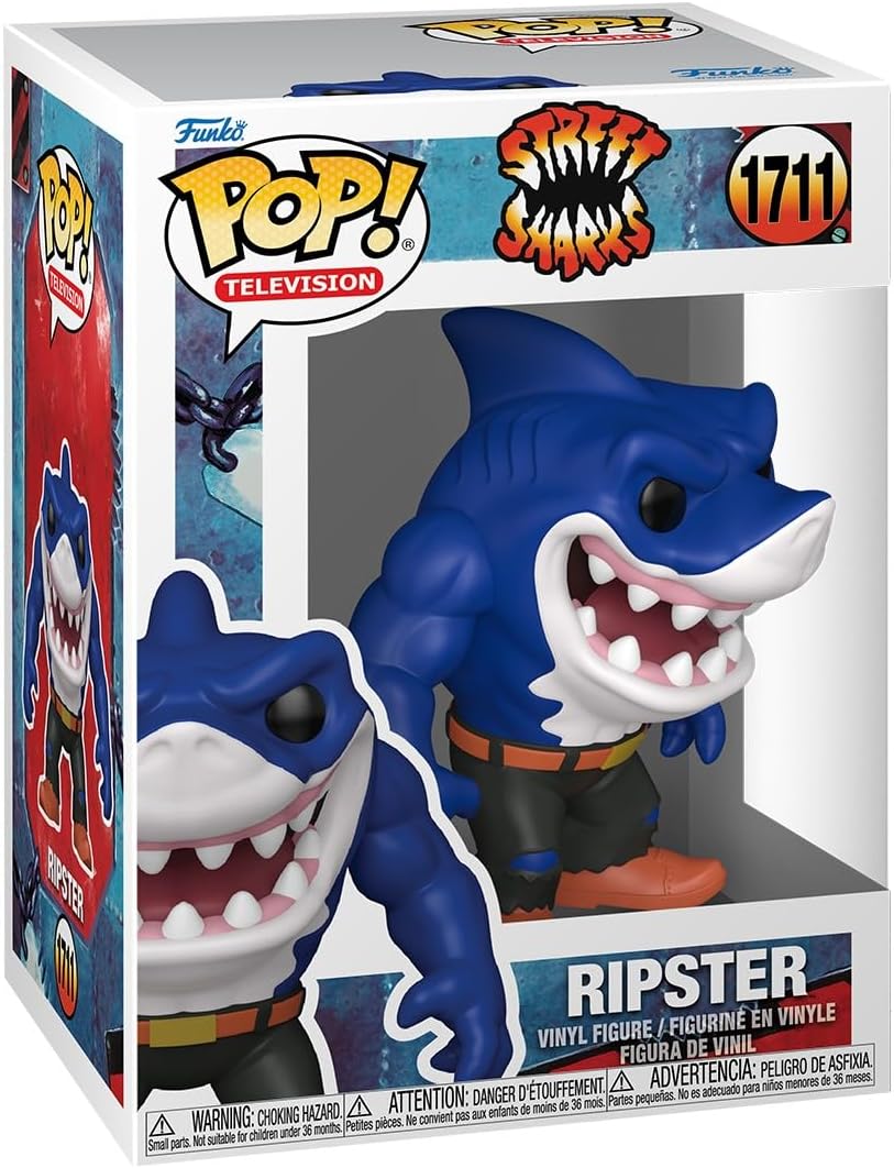 Pop Television Street Sharks 3.75 Inch Action Figure - Ripster # 1711