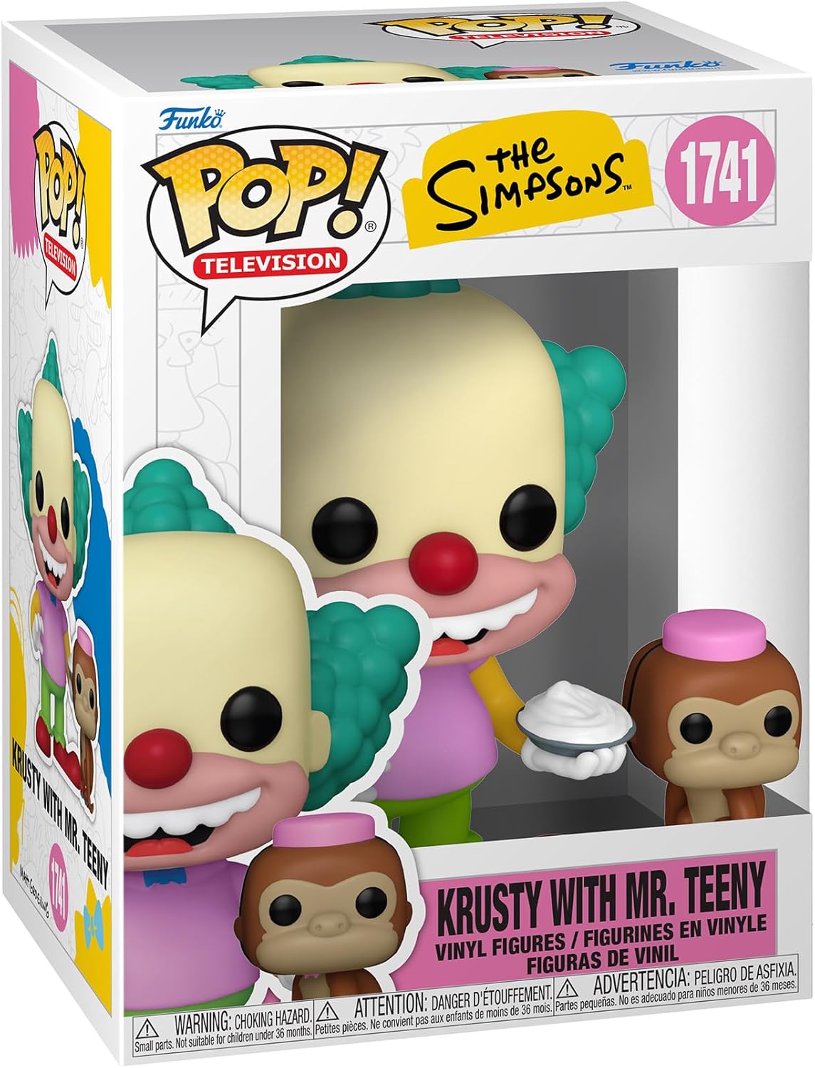 Pop Television The Simpsons 3.75 Inch Action Figure - Krusty with Mr. Teeny #1741