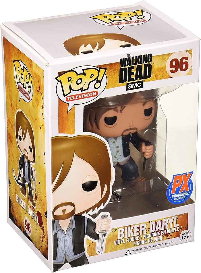 Pop Television The Walking Dead 3.75 Inch Action Figure Exclusive - Biker Daryl #96
