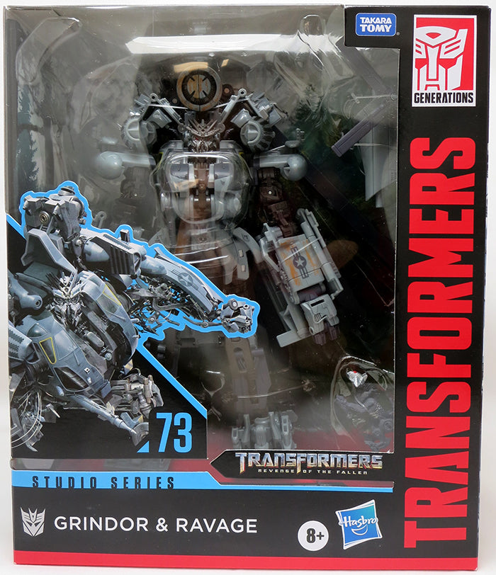 Transformers Studio Series 8 Inch Action Figure Leader Class (2021 Wave 3) - Grindor & Ravage
