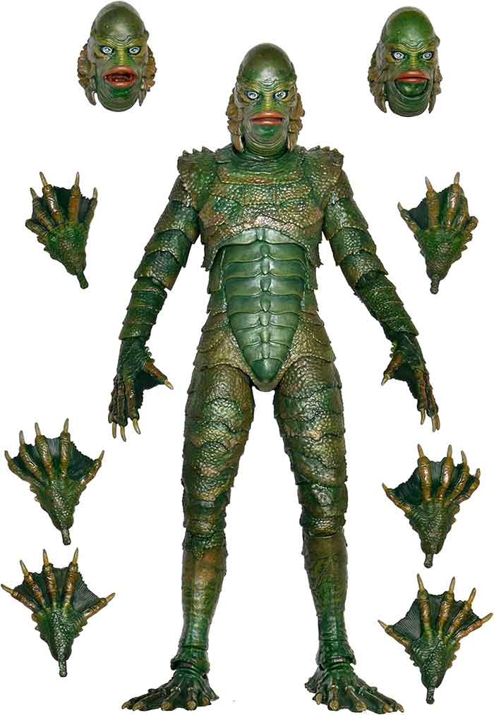 Universal Monsters Creature From The Black Lagoon 7 Inch Action Figure Ultimates - Creature (Colored)