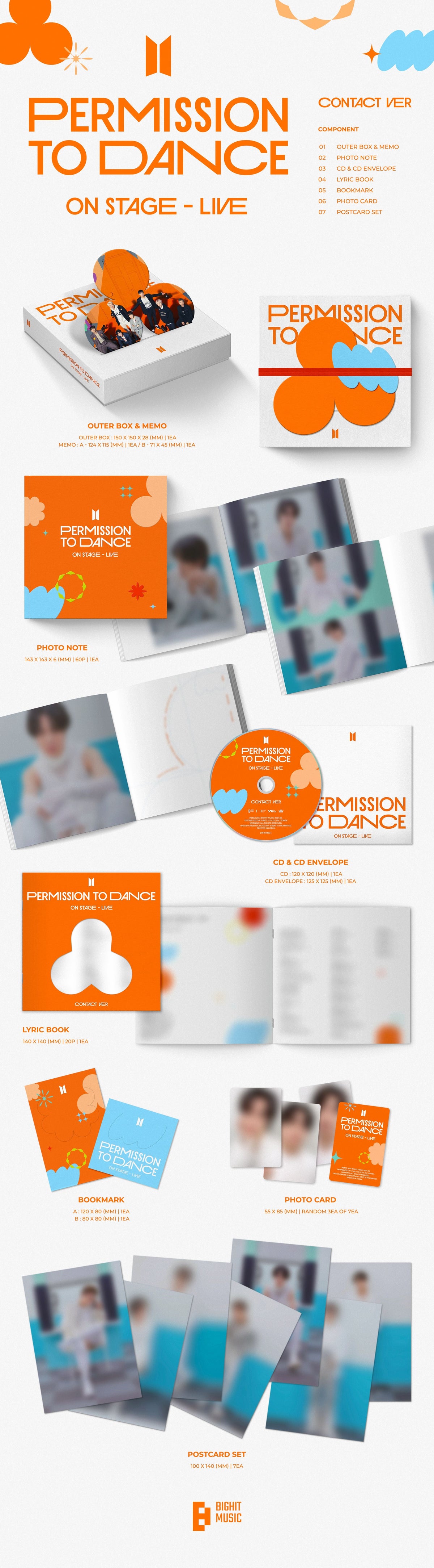Permission to Dance on Stage - Live (Contact Ver.) - BTS [CD]