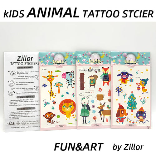 10 pieces Forest Animal tattoo stickers by zillor