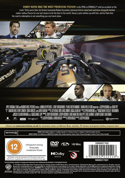 F1: The Movie - Joseph Kosinski [DVD]