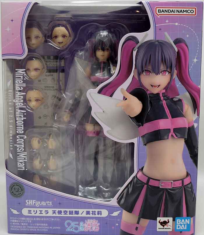 2.5 Dimensional Seduction 6 Inch Action Figure S.H. Figuarts - Miriella Angel Airborne Corps/Mikari