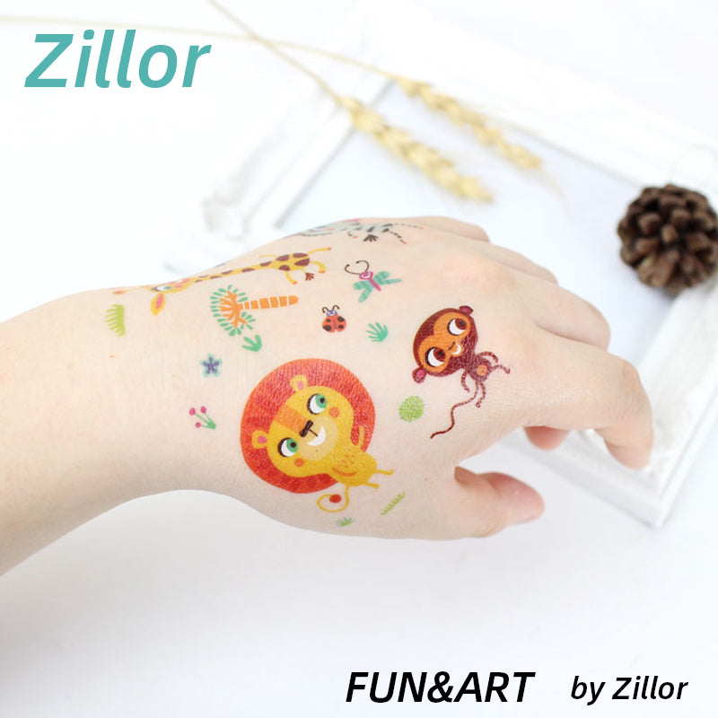 10 pieces Forest Animal tattoo stickers by zillor