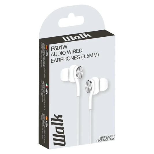 Walk Audio P502W White USB-C Earphones W/Mic [Accessories]