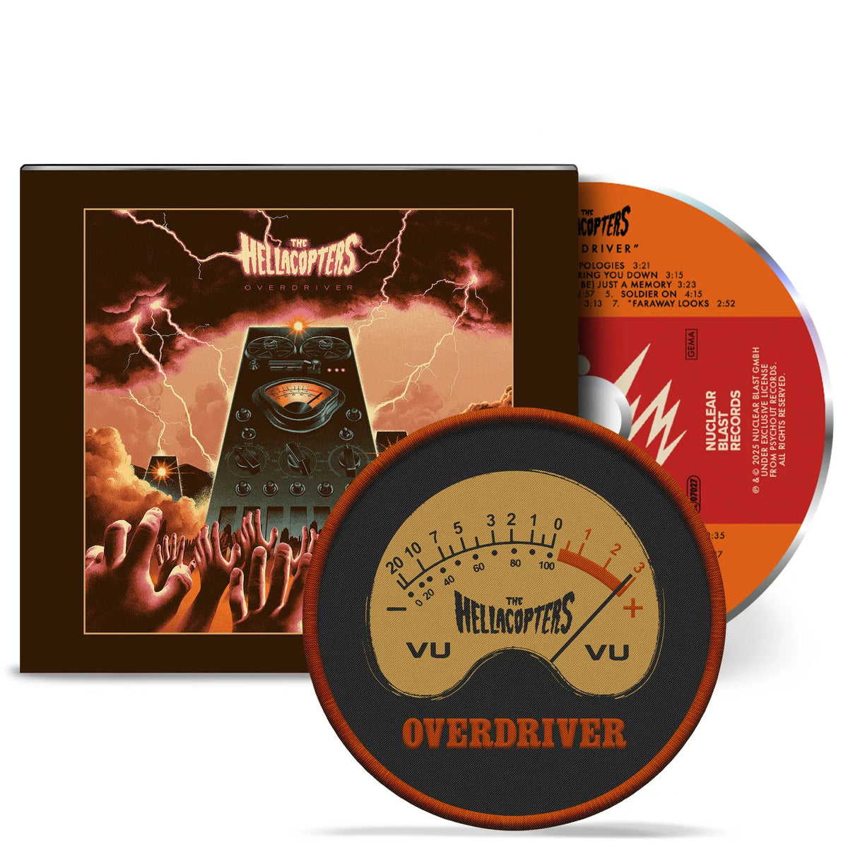 Overdriver (CD Digpack + Patch) - The Hellacopters [CD]