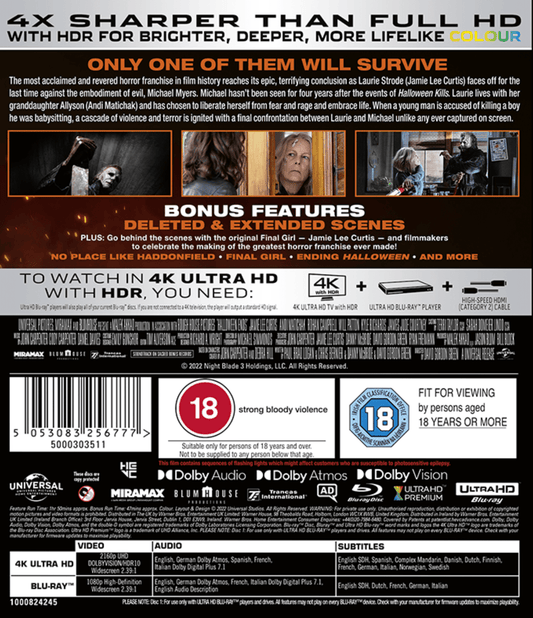 Halloween Ends - David Gordon Green [4K UHD]