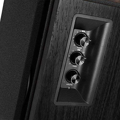 Edifier R1700BT Bluetooth Bookshelf Speakers - Active Near-field Studio Monitors - Powered Speakers 2.0 Setup Enclosure - 66w RMS [Tech & Turntables]