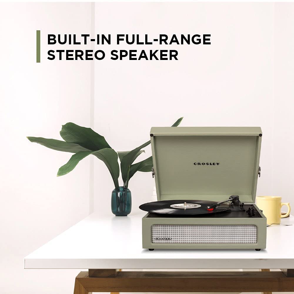 Crosley Voyager - Bluetooth Turntable (Sage) [Tech & Turntables]
