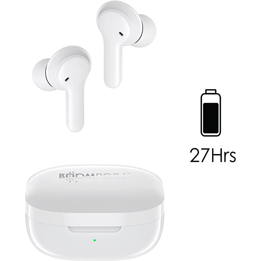 Boompods BASSLINE COMPACT - True Wireless, White [Accessories]
