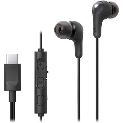 JVC HA-FR9UC-B Gumy Connect USB-C™ Earphones, Black [Accessories]