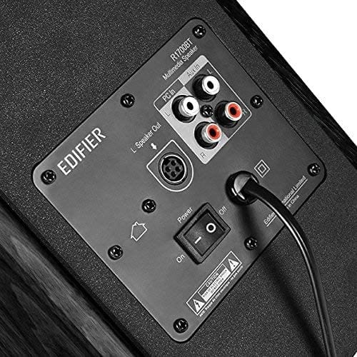 Edifier R1700BT Bluetooth Bookshelf Speakers - Active Near-field Studio Monitors - Powered Speakers 2.0 Setup Enclosure - 66w RMS [Tech & Turntables]