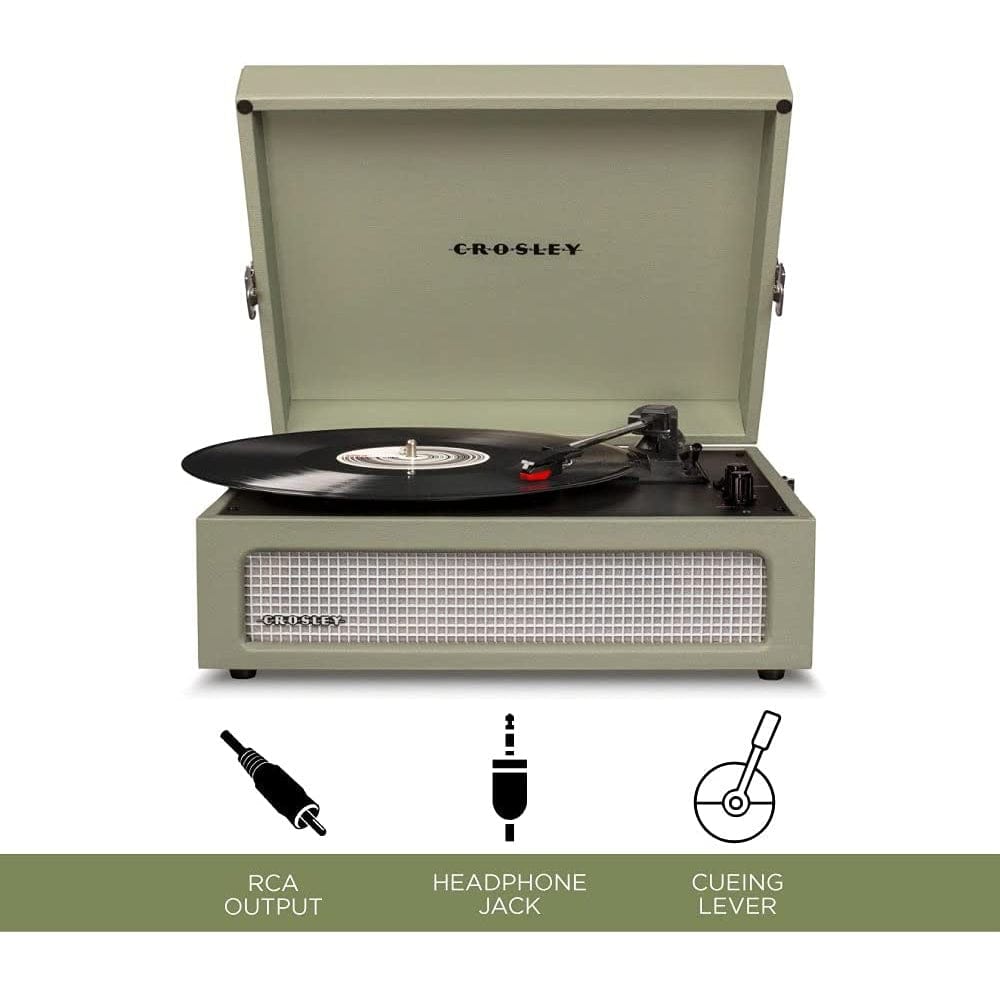 Crosley Voyager - Bluetooth Turntable (Sage) [Tech & Turntables]