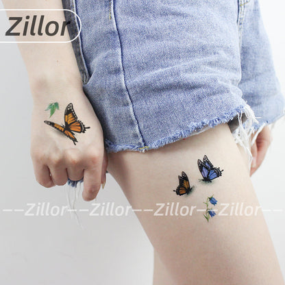 24 pieces RH butterfly tottoo stickers by zillor