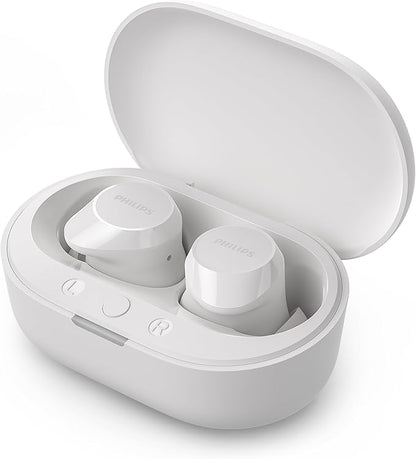 PHILIPS TAT1209WT True Wireless In Ear Bluetooth Headphones [Accessories]