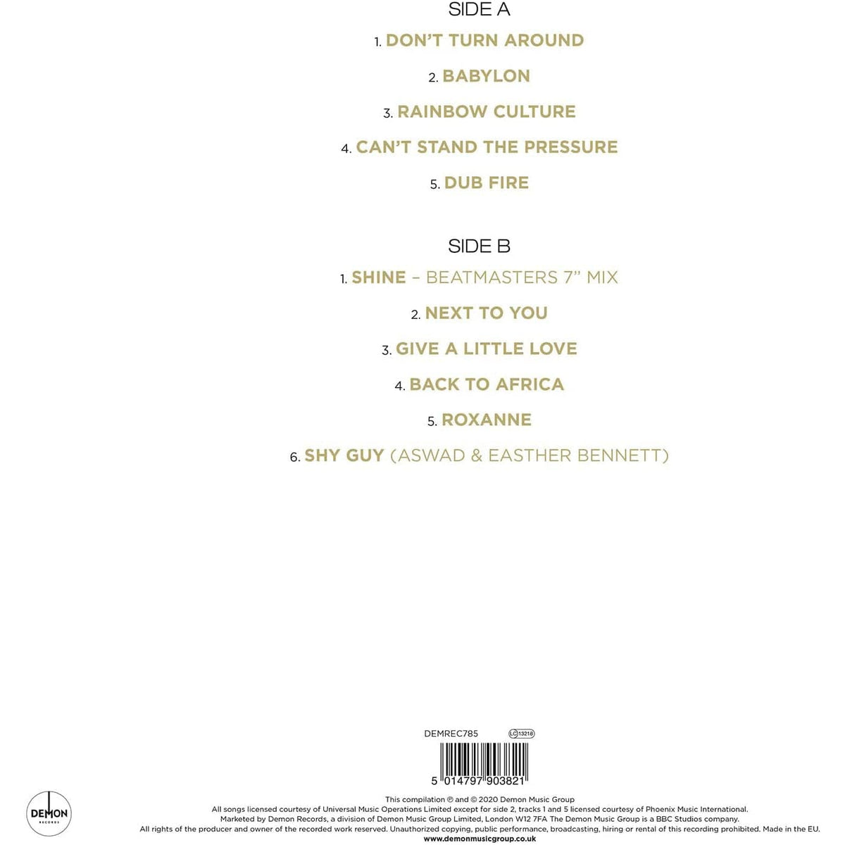 GOLD - ASWAD [VINYL]