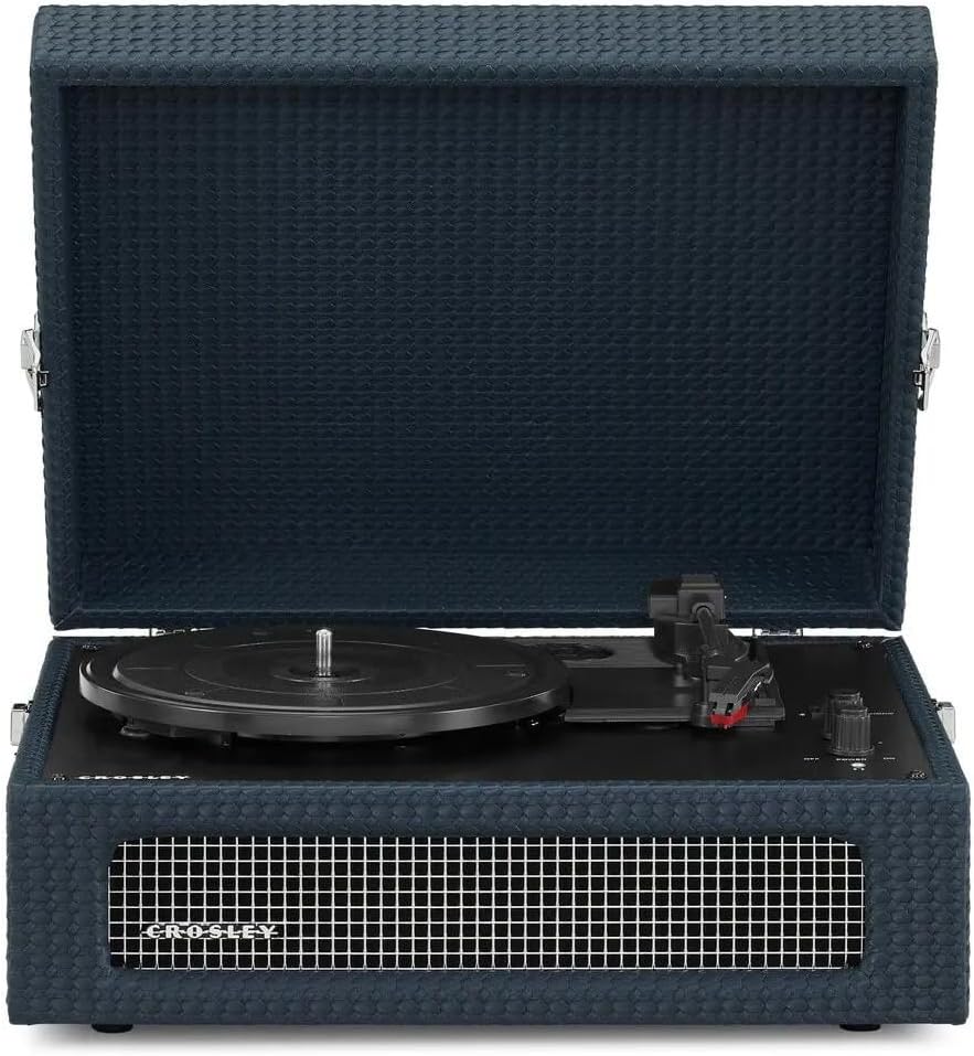 Crosley Voyager Portable Bluetooth Turntable - Navy [Tech & Turntables]