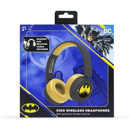 Batman Gotham City Kids Wireless Grey Headphones [Accessories]
