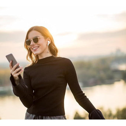 Walk Audio W401 Wireless Bluetooth Earphones, White [Accessories]