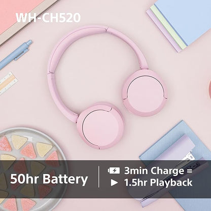 Sony WH-CH520 Wireless Bluetooth On-Ear Headphones [Accessories]