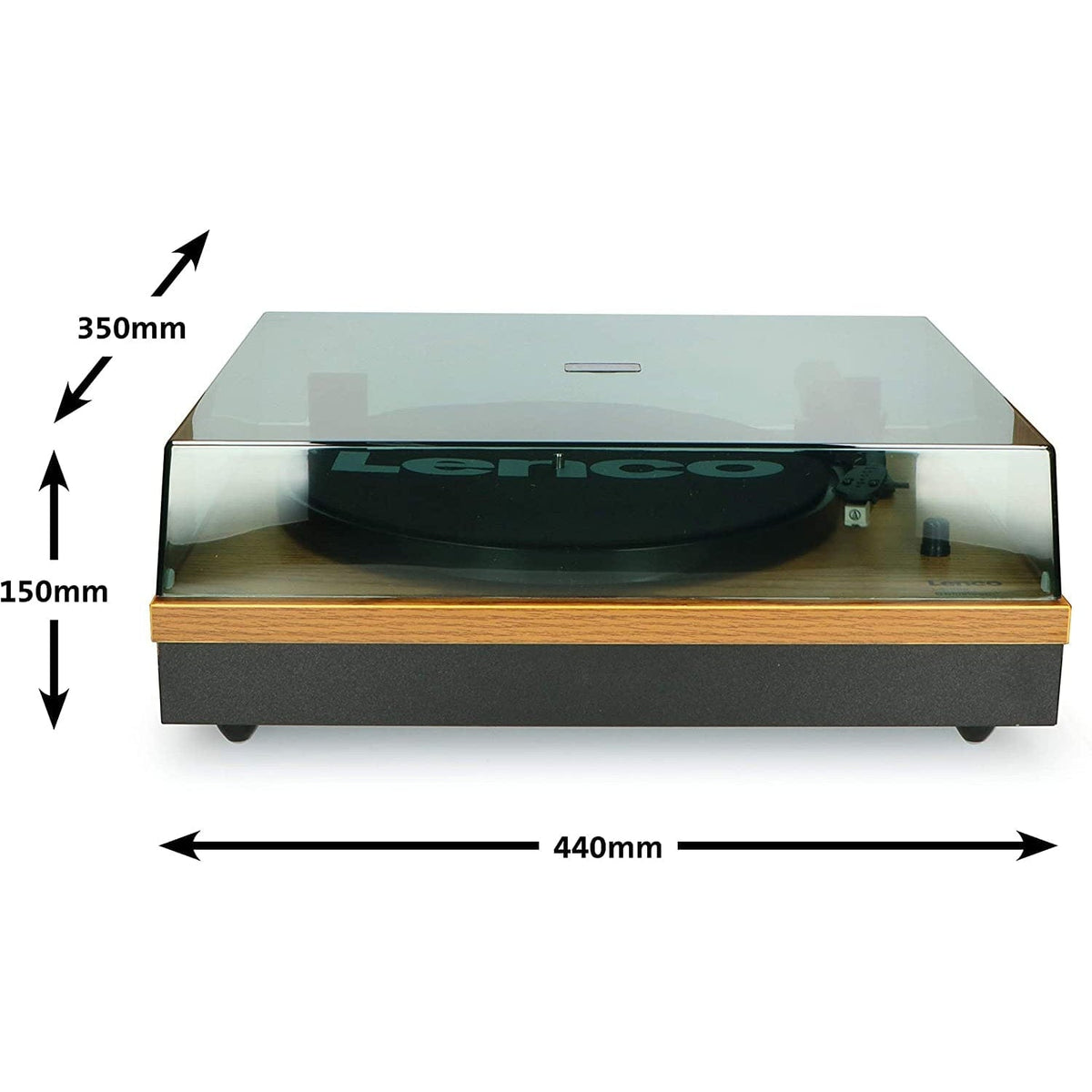 Lenco LS-300 – Bluetooth Turntable With Speakers (Wood) [Tech & Turntables]