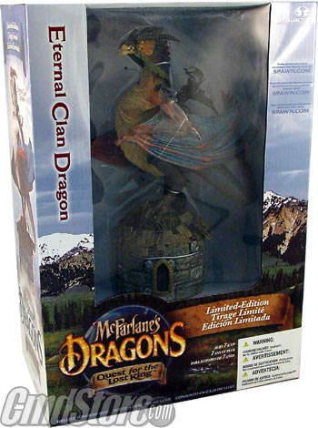 ETERNAL DRAGON BOX SET (REPAINT) Action Figure LIMITED EDITION WINDOW BOX MCFARLANE DRAGONS SERIES 1 Spawn McFarlane Toy (Shelf Wear Packaging)
