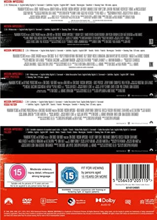 Mission: Impossible 6-Movie Collection [DVD]