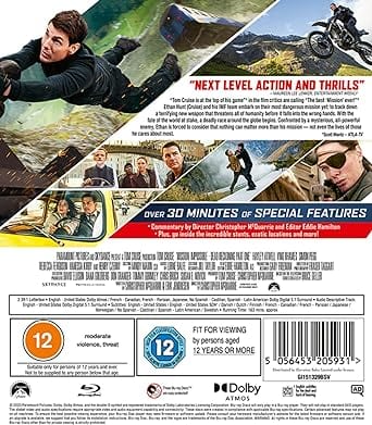 Mission: Impossible - Dead Reckoning Part One - Christopher McQuarrie [BLU-RAY]