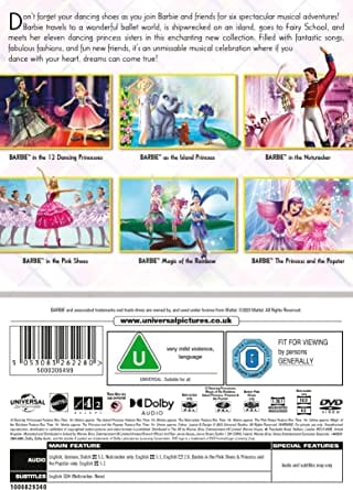 Barbie Dancing Princess Collection [DVD]