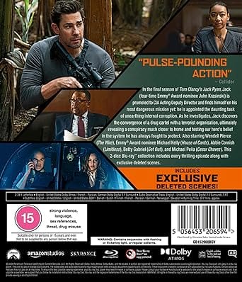 Tom Clancy's Jack Ryan: The Final Season [Blu-Ray]