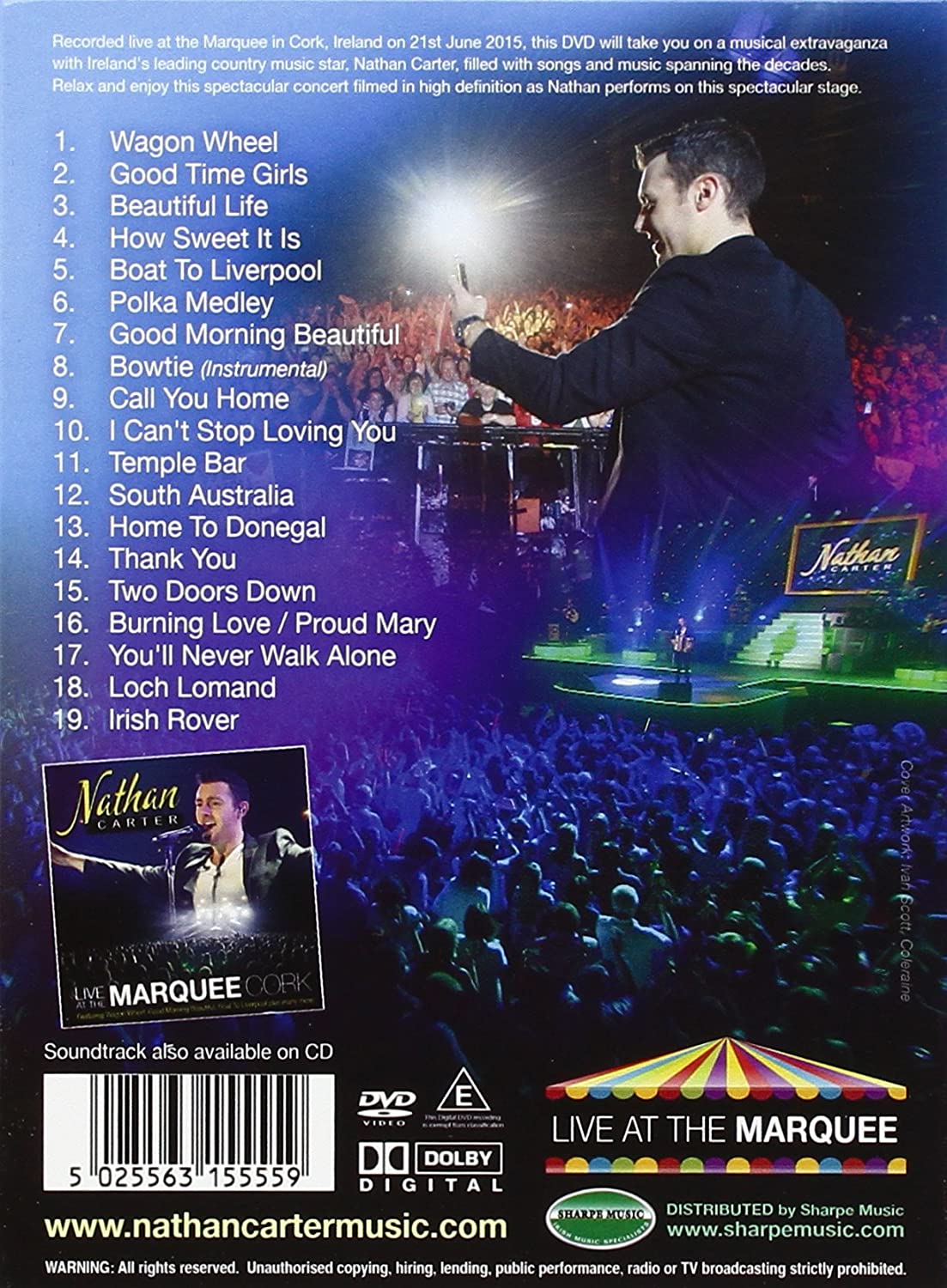 Nathan Carter - Live At The Marquee Cork [DVD]