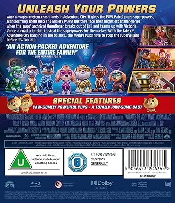 Paw Patrol: The Mighty Movie - Cal Brunker [BLU-RAY]