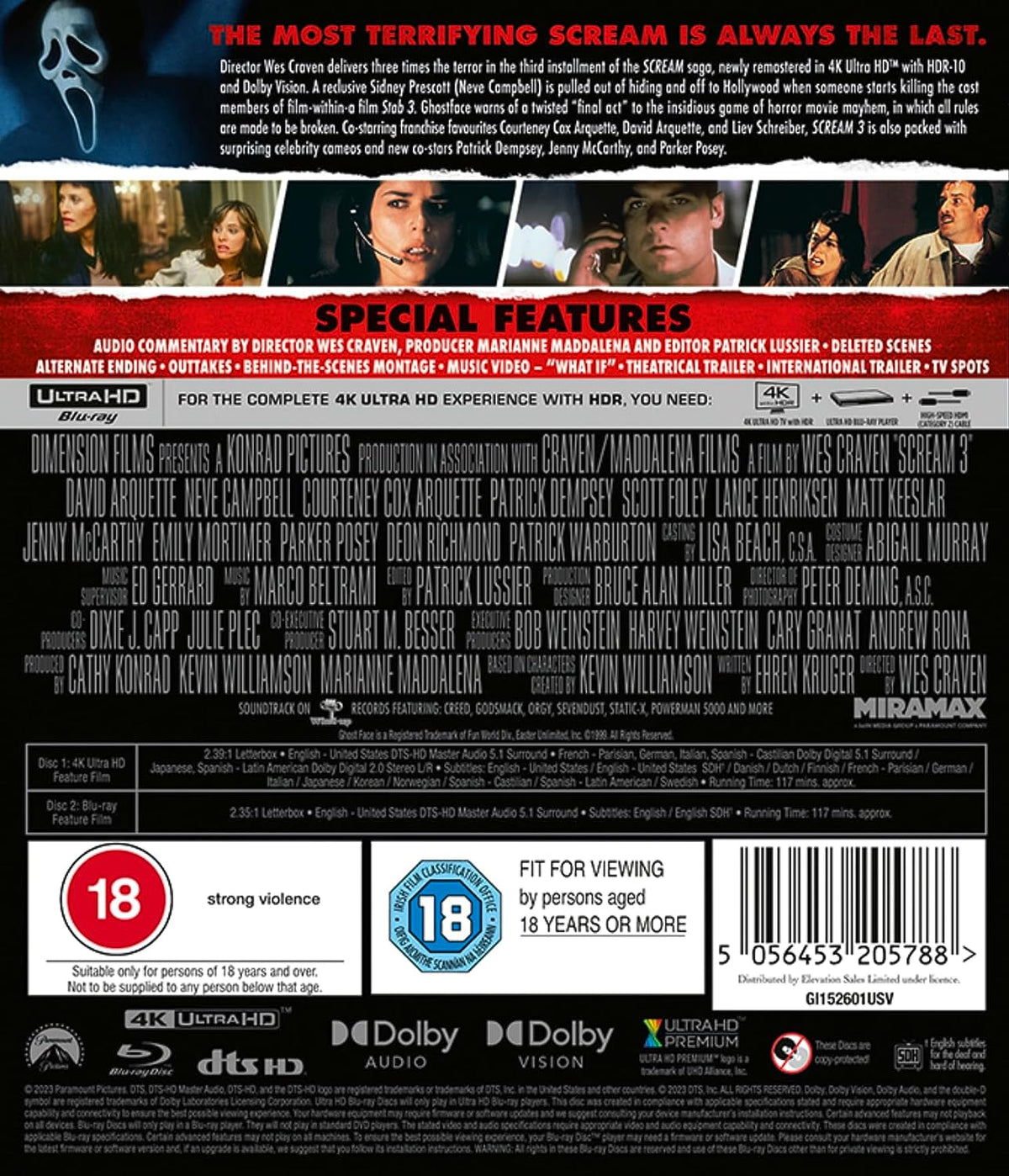 Scream 3 - Wes Craven [4K UHD]