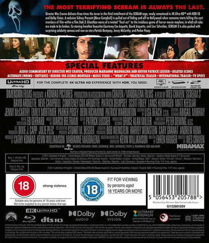 Scream 3 - Wes Craven [4K UHD]