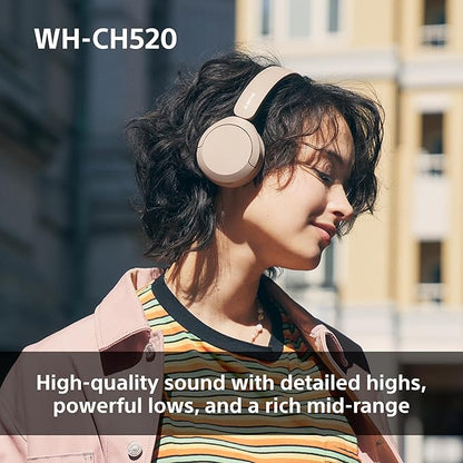 Sony WH-CH520 Wireless Bluetooth On-Ear Headphones [Accessories]
