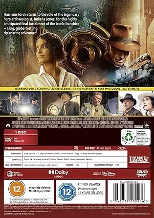 Indiana Jones and the Dial of Destiny - James Mangold [DVD]