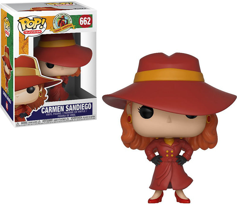 Pop Television 3.75 Inch Action Figure Carmen Sandiego - Carmen Sandiego #662